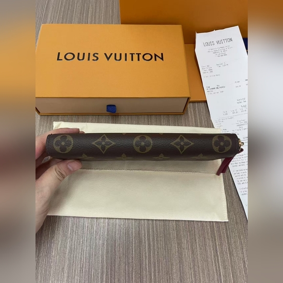 Louis Vuitton Monogram Clemence Wallet Fuchsia - Picture 6 of 16